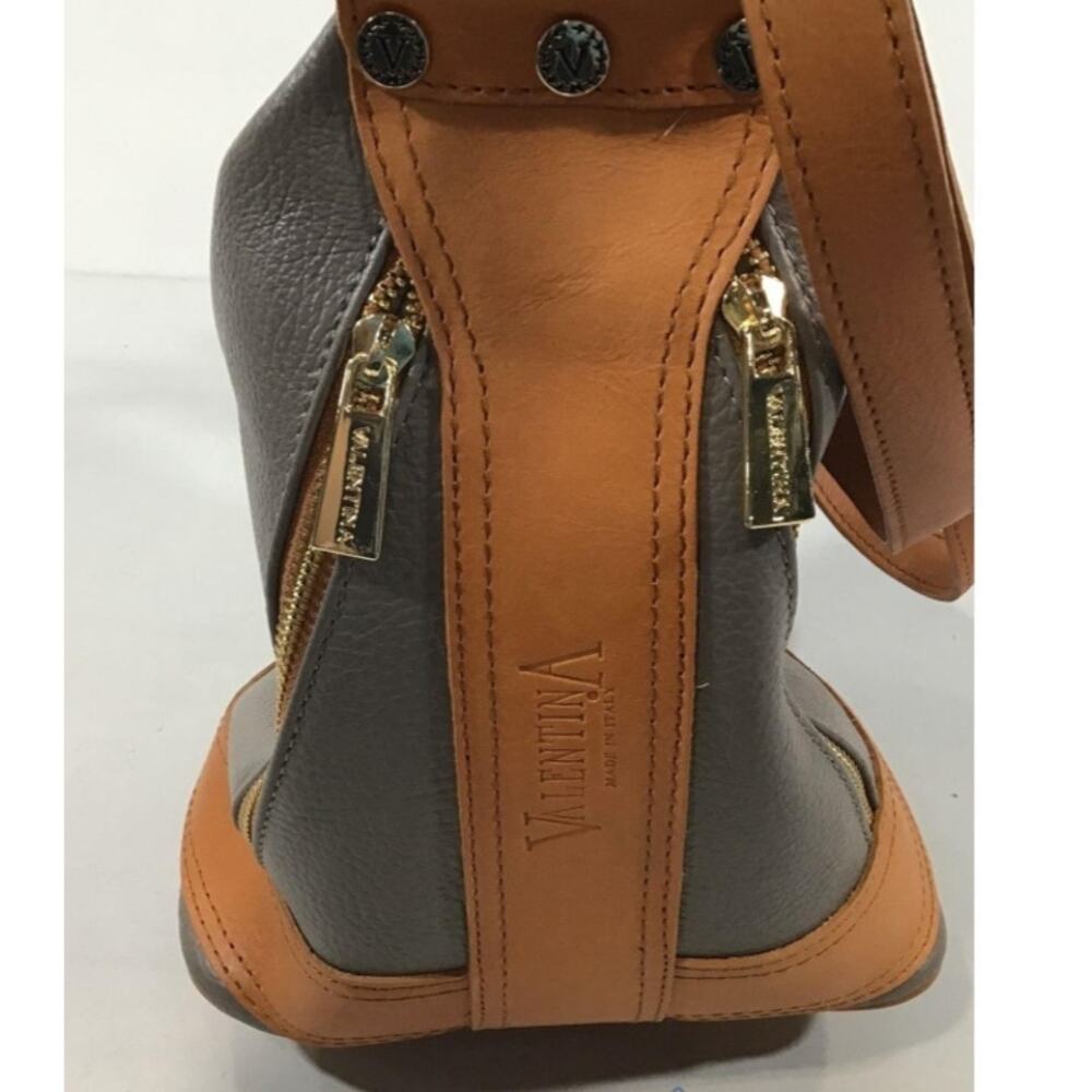 VALENTINA EUC VIOLA CASTELLANI LEATHER CONVERTIBLE BACKPACK SHOULDER BAG - Picture 7 of 9